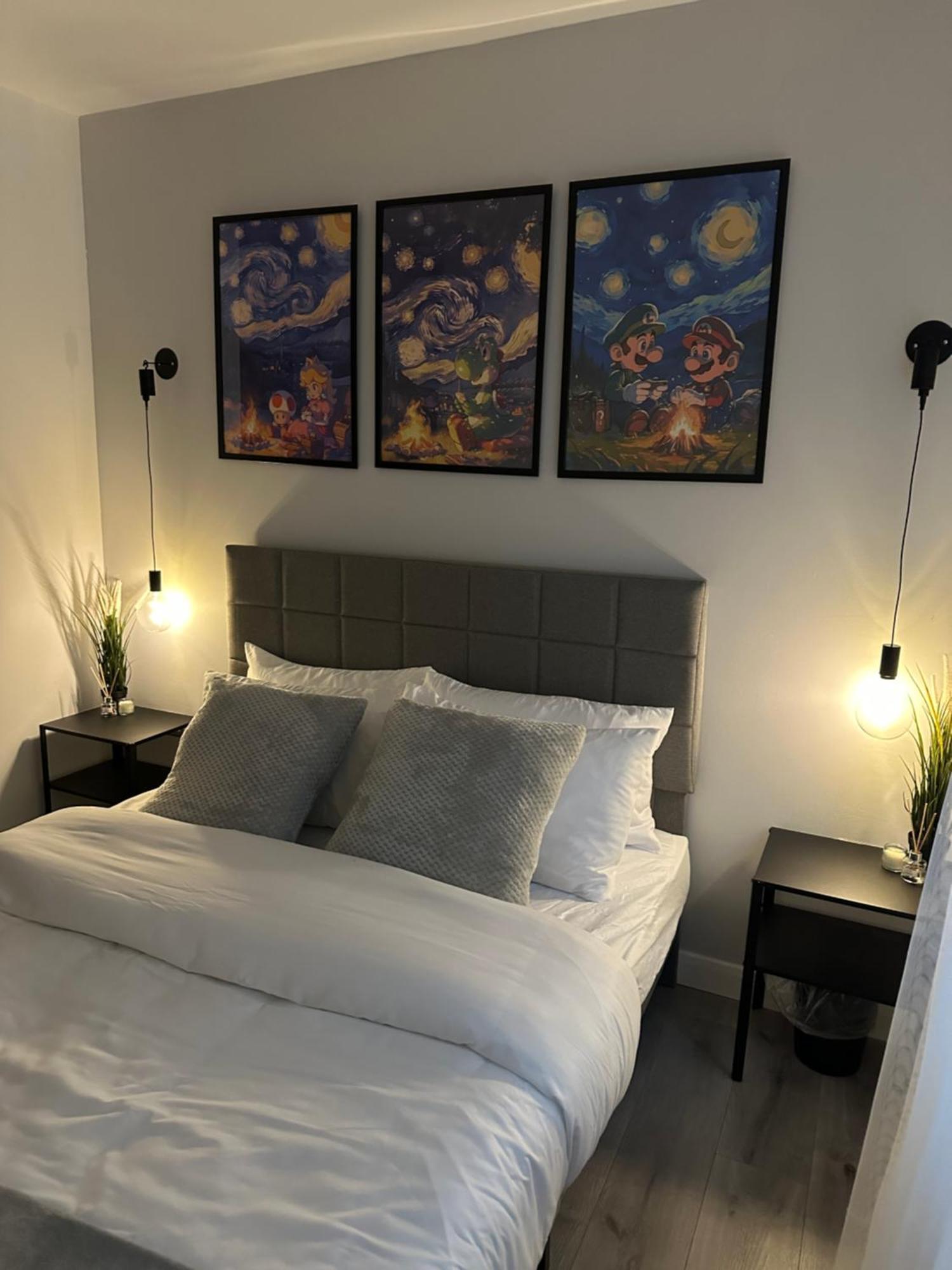 Retro Suite A Luxury Apartment With King Size Bed Wii Games And Entertainment Leicester Extérieur photo